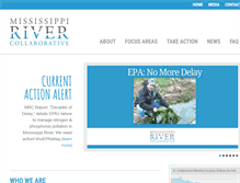 Tablet Screenshot of msrivercollab.org